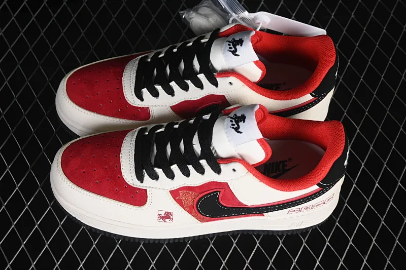 All Categories Nk Air Force 1 Air Force Series Nk Air Force 1 Low Air Force Low Nike Air Force 1'07 Low Year of the Horse Limited White Black Red Air Force One Low Casual Shoes DN1688-822